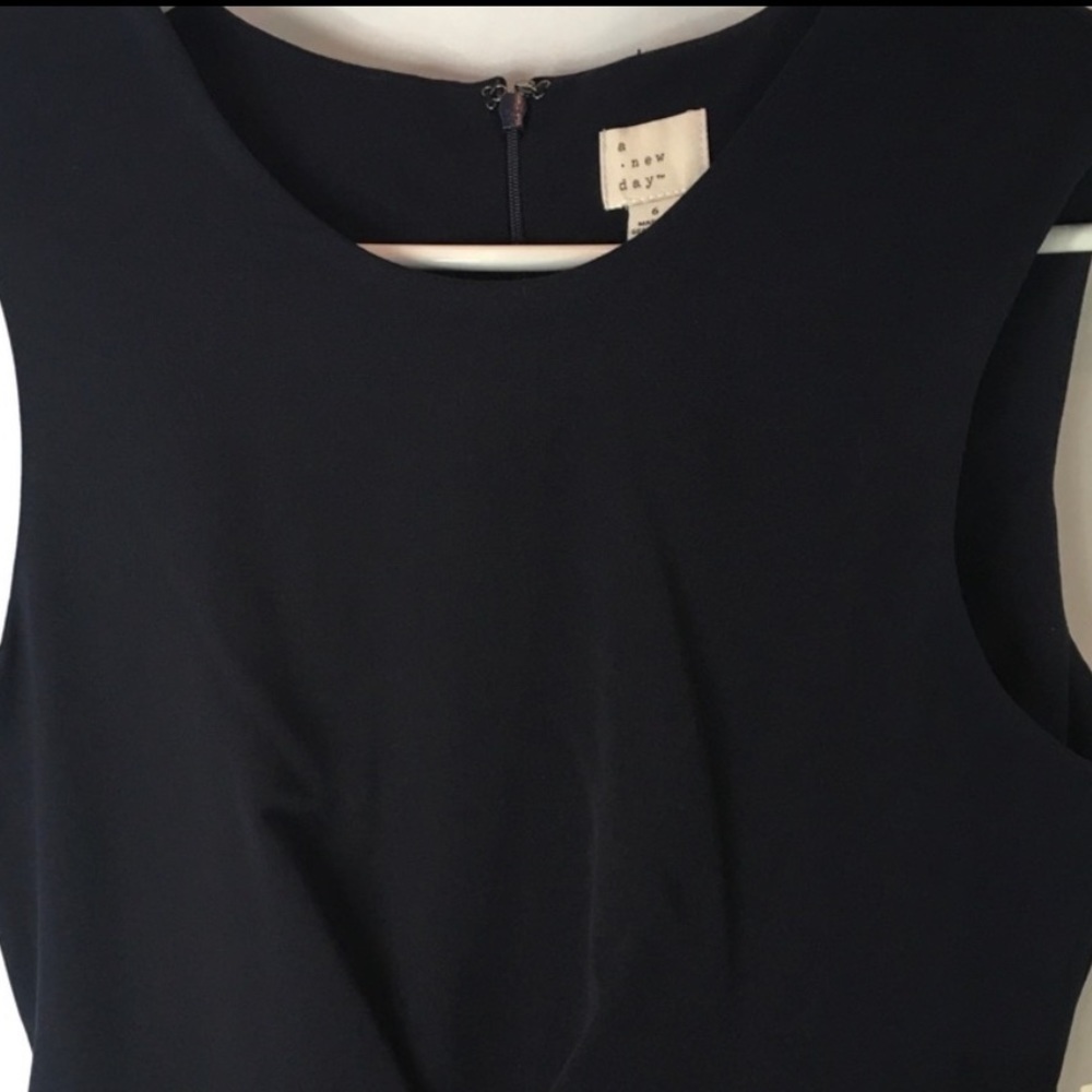 A New Day Bi-Stretch Sleeveless Fitted Body Con Fitted Short Dress Blue Size 6 - Picture 8 of 13